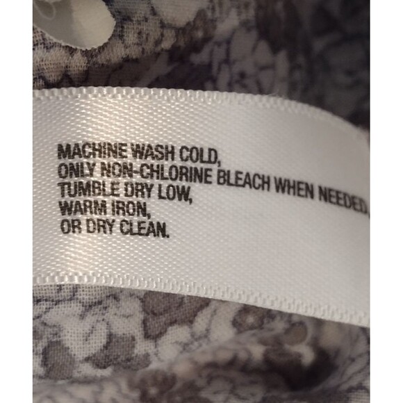 Gap Womens Button Down 100% Cotton Floral  XL FREE SHIPPING! - Picture 10 of 12